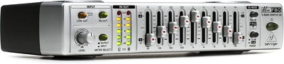 Behringer MiniFBQ FBQ800 Ultra-Compact 9-Band Graphic Equalizer with FBQ New