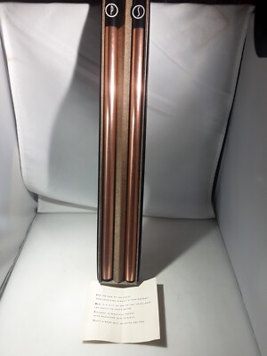 Vtg. MCM Atomic Metal 18'' Long Tube, Cylinder,  Barbecue Grill Slt & Pep Shakers