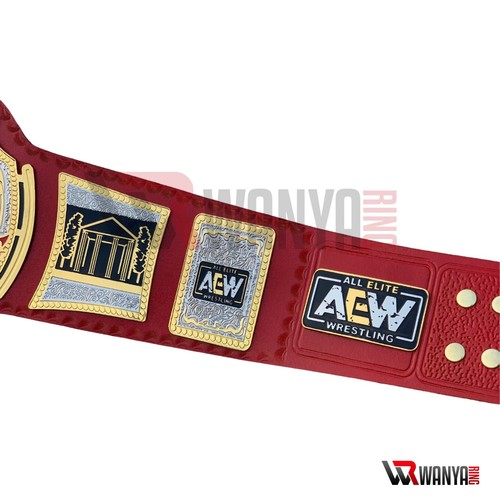 TNT World Heavyweight Champion Belt Replica Adult Size 2mm Brass Plate - Picture 4 of 5
