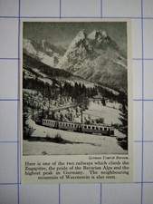 Eisenbahn Zug Klettern Zugspitze Bayerische Alpen Germany Waxenstein Berge