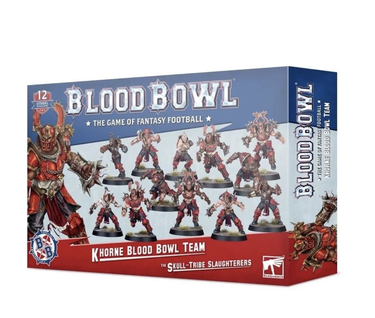 BLOOD BOWL KHORNE TEAM Skull-Tribe Slaughteres squadra Caos