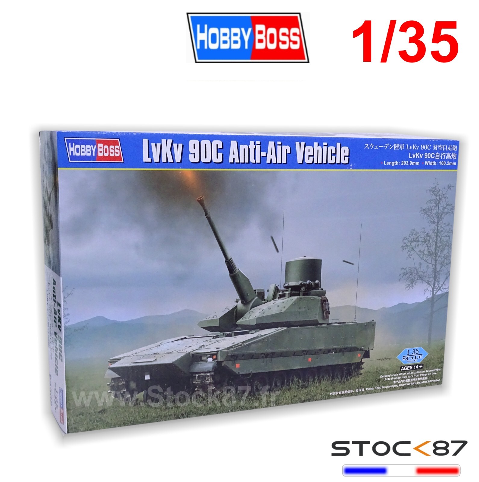 LvKv 90c Hobby Boss 1/35 maquette plastique sans défaut d'ajustement