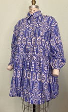 NWT Anthropologie Maeve Button Up Tunic Dress SM Women's Casual Floral Mini