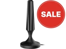 HDTV Antenna Indoor, Digital TV Antenna with Amplifier Signal Booster up to 120