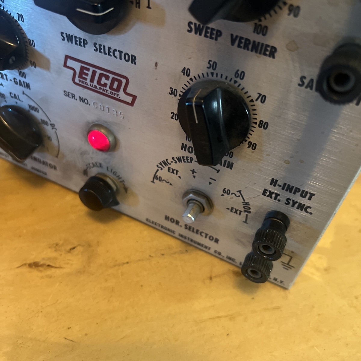 Vintage EICO Model 460 Oscilloscope DC Wide Band - Untested | eBay