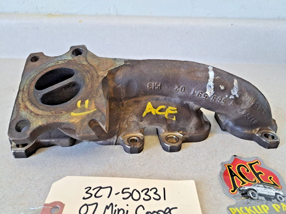 07-12 Mini Cooper S Model John Cooper Works OEM Exhaust Manifold 11627593149 - Image 2 of 4