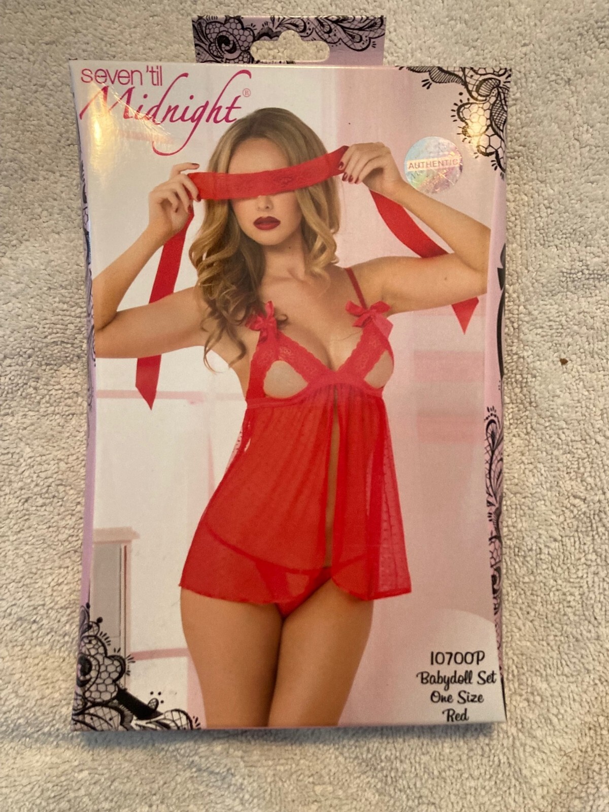 Seven 'til Midnight Baby Doll Set 10700P One Size New