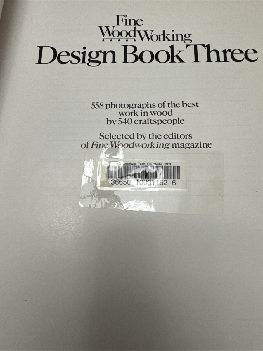 Fine Woodworking: Design Book 3 (558 Photographs of the Best Work 