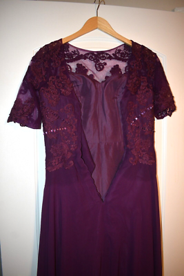 eggplant homecoming dress Dancing Queen Danq_4304A - Long A-Line Dress