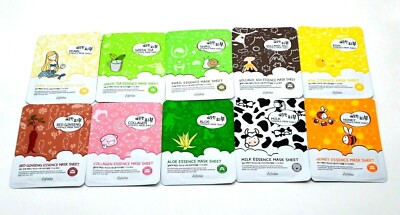 Esfolio Pure Skin Essence Mask Sheet 10 PC, Made in Korea (Pick From 19 Scent)