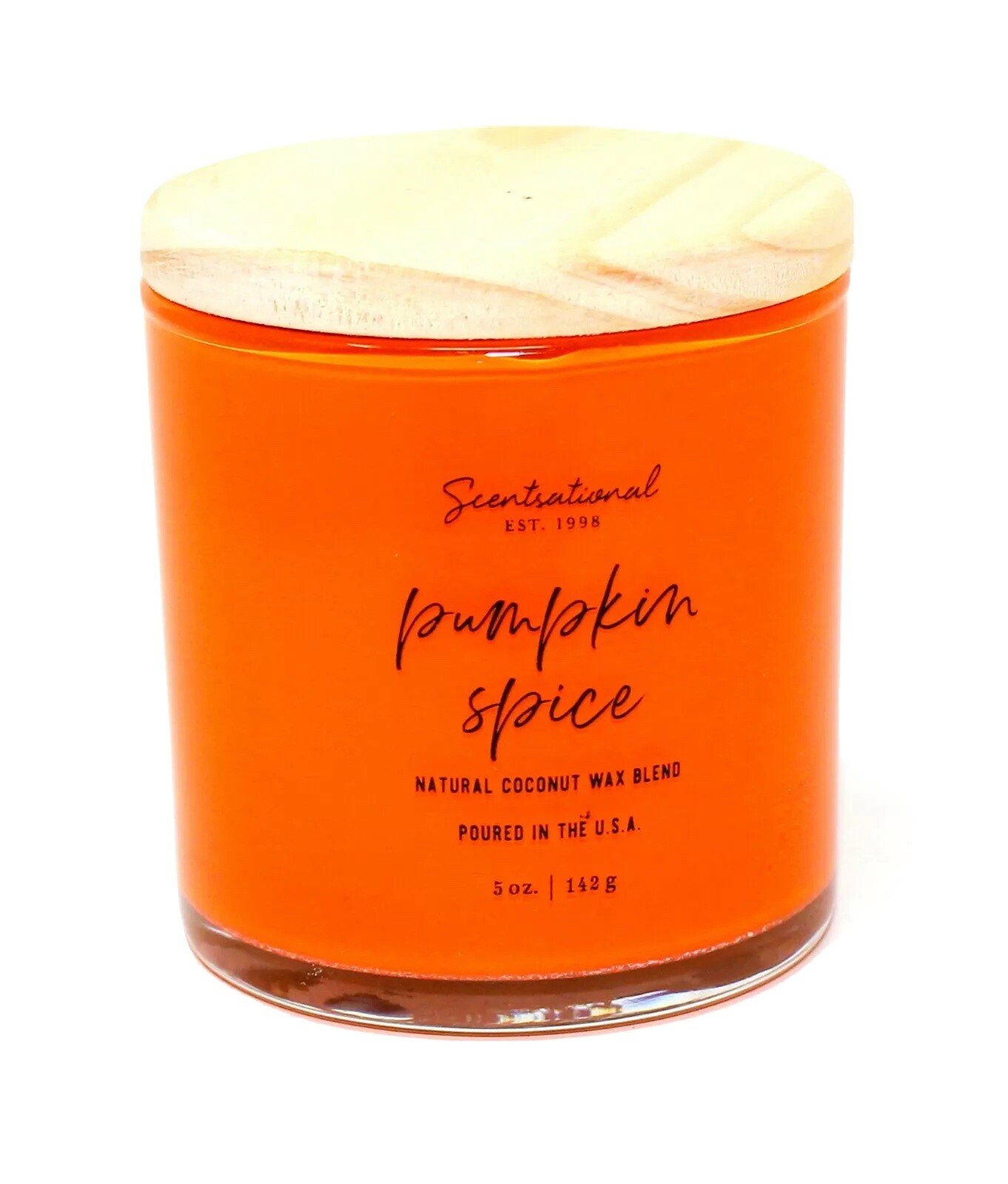 Scentsational PUMPKIN SPICE Travel Size Candle (Set Of 2) Coconut Wax