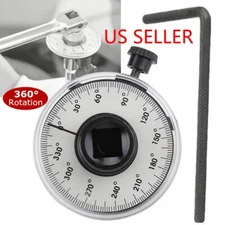 360 degree 1/2" Drive Torque Angle Gauge Meter Rotation Measure Tool Wrench