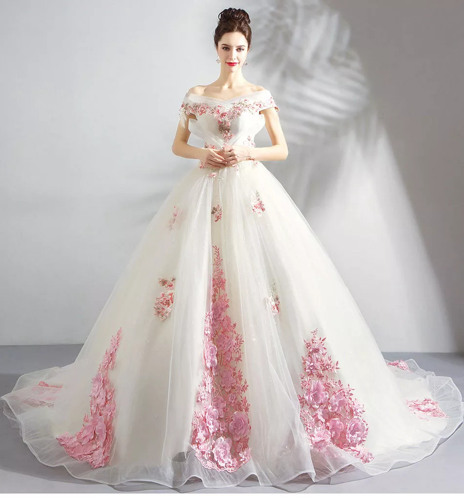 G449, Pink Luxury Ball Gown, Size (XS-30 to L-38) – Style Icon  www.dressrent.in