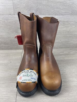 Mens Yukon Brown Boots - Size 9 Workboot Round Composite Toe Yukon – Rio Grande USA main image 4