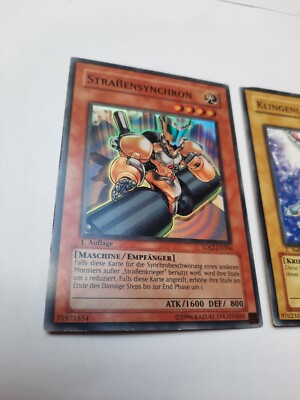 Yugioh-Karte: Straßensynchron 1.Auflage, HOLO | deutsch
