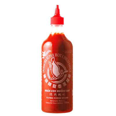 2 x 730ml sehr scharfe Sriracha Chilisauce  Flying Goose Brand 70%Chili