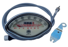 ukscooters VESPA CLAMSHELL SPEEDO DUAL 120KM 75M FREE CABLE BULB CLIP VBB SPRINT