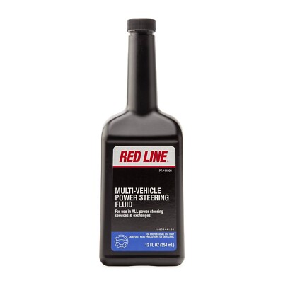 Red Line 14009 Synthetic Multi-Vehicle Power Steering Fluid, 12 Ounces (12 PACK)
