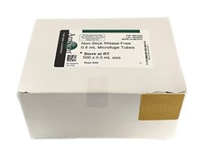 (500/Pk) RNA Ambion Non-Stick RNase-Free 0.5mL Microfuge Centrifuge Tube AM12350