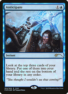 Magic MTG - Anticipation - FNM - MINT/NMINT - FR - FOIL