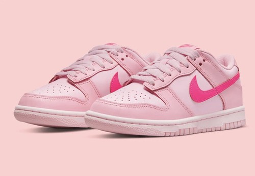 Nike Dunk Low Triple Pink GS 7y Women 8.5 DH9765-600 NEW 2022 | eBay