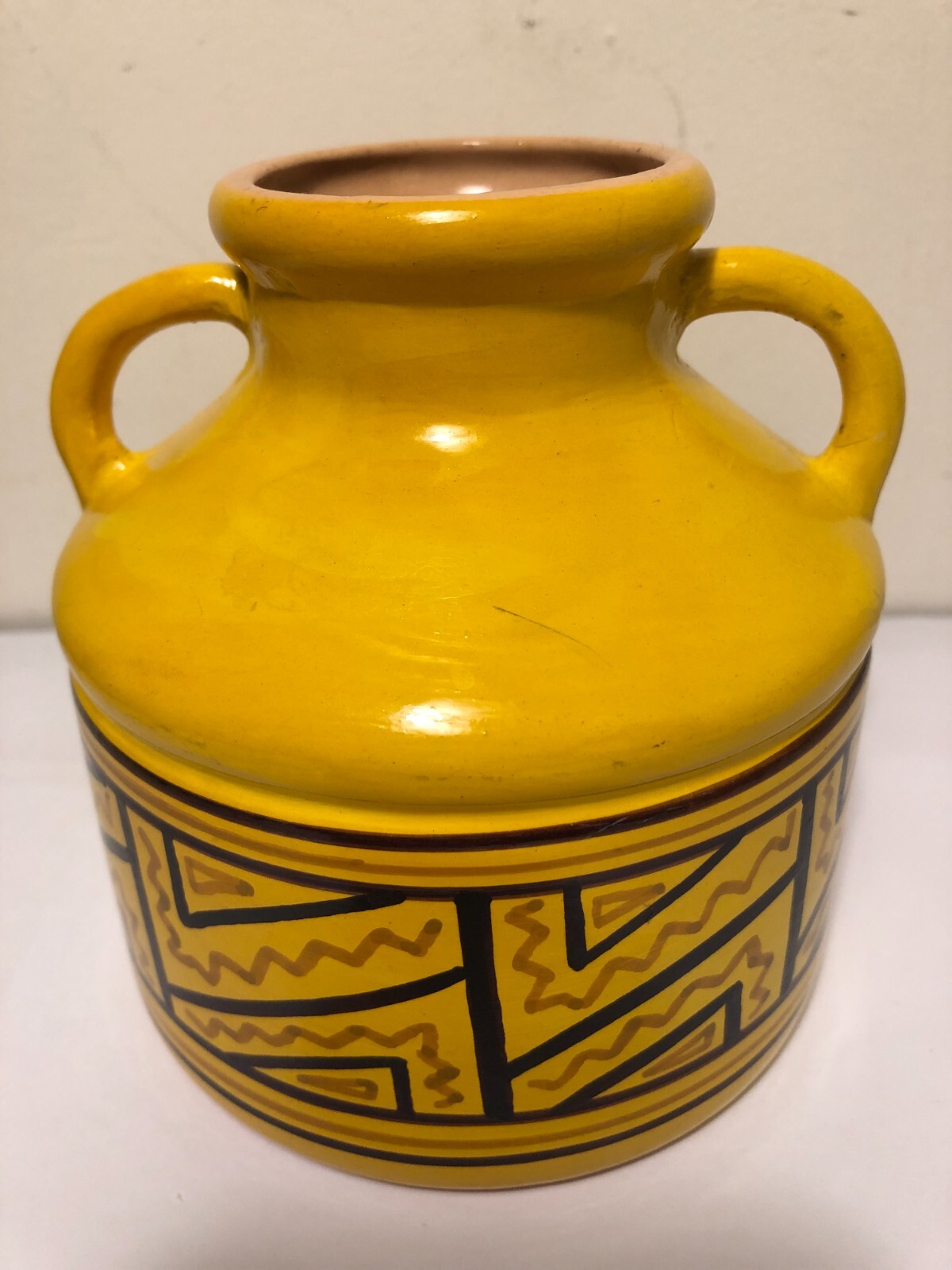 SIGNED VINTAGE PETER HAYWARD KENYA POTTERY HANDMADE AFRICAN COLLECTABLE