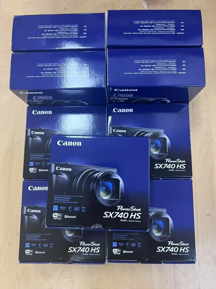 Canon PowerShot SX740 HS Compact Digital Camera Black, In Stock, Brand New - image 2 of 4