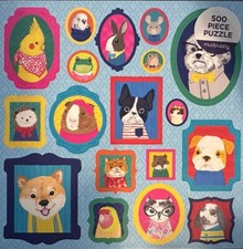 Mudpuppy Pet Portraits 500 Piece Puzzle