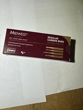 NEW Genuine Midwest Regular Carbide Burs  100 pack by DENTSPLY LA1/4