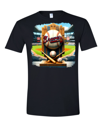 ATLANTA BRAVES GRAPHIC LOGO UNISEX T-Shirts , FREE SHIPPING!! - Picture 1 of 2