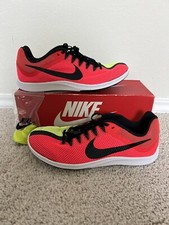 Nike Zoom Rival Distance DC8725-601 Red Volt Running Spikes Shoes Men's Size 10