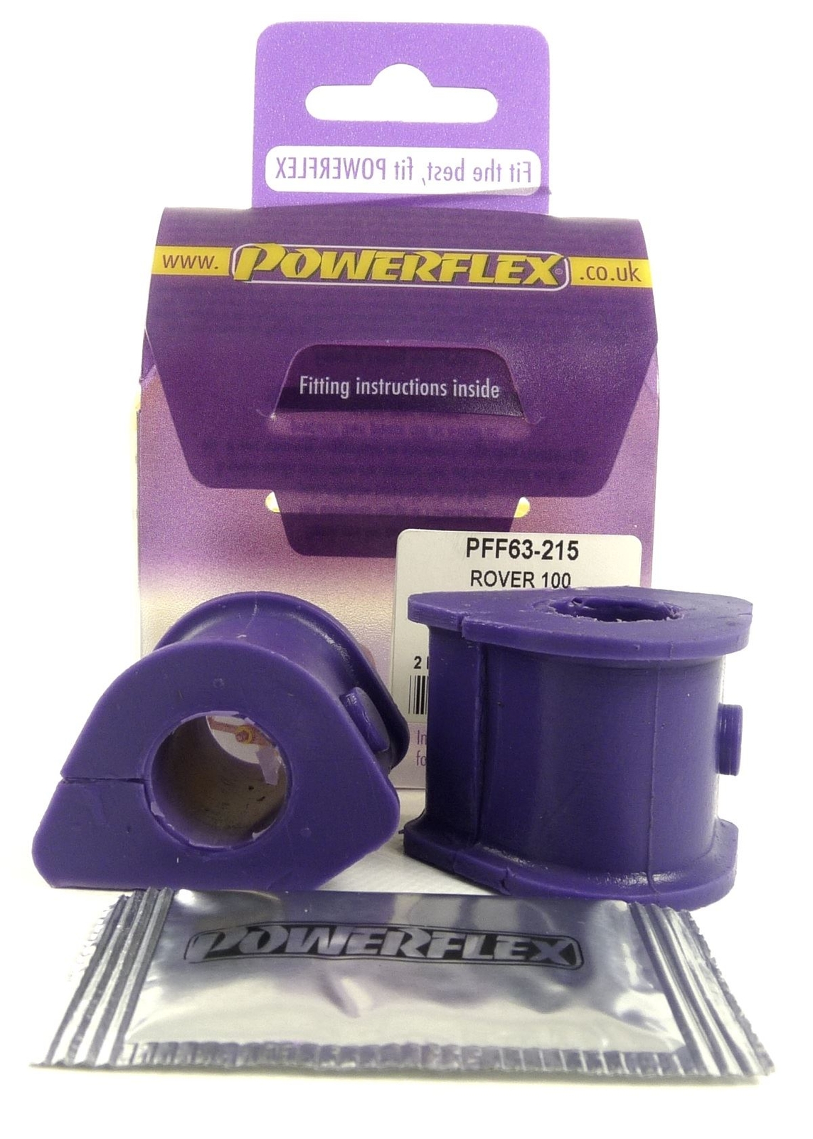 PFF63-215 POWERFLEX Front Anti-Roll Bar Inner Mount fit Rover