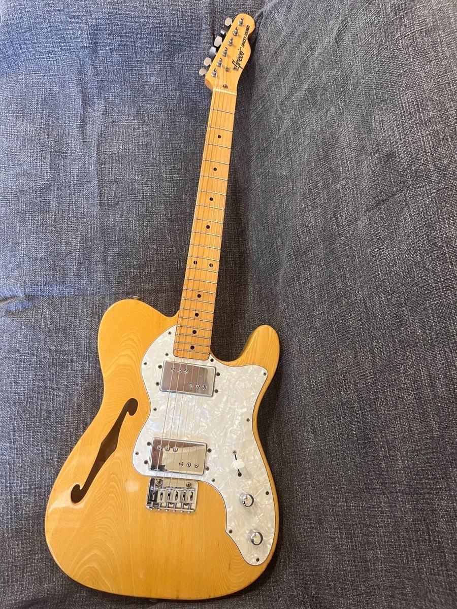 Greco TE-500 Thinline Telecaster 1976 Natural Finish From