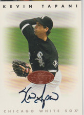 Kevin Tapani 1996 Donruss Leaf Signature Series autograph auto card