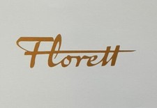 Su misura - Adesivo - Kreidler Florett per parafanghi 8 x 2,5 cm oro