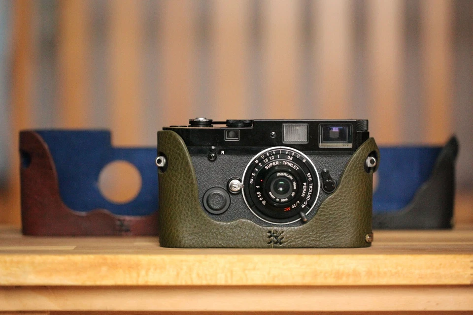 Kenji Leather Half Case for Leica M2 M3 M4 MP MP3 M6P M6J M3J + Grip - image 3 of 4