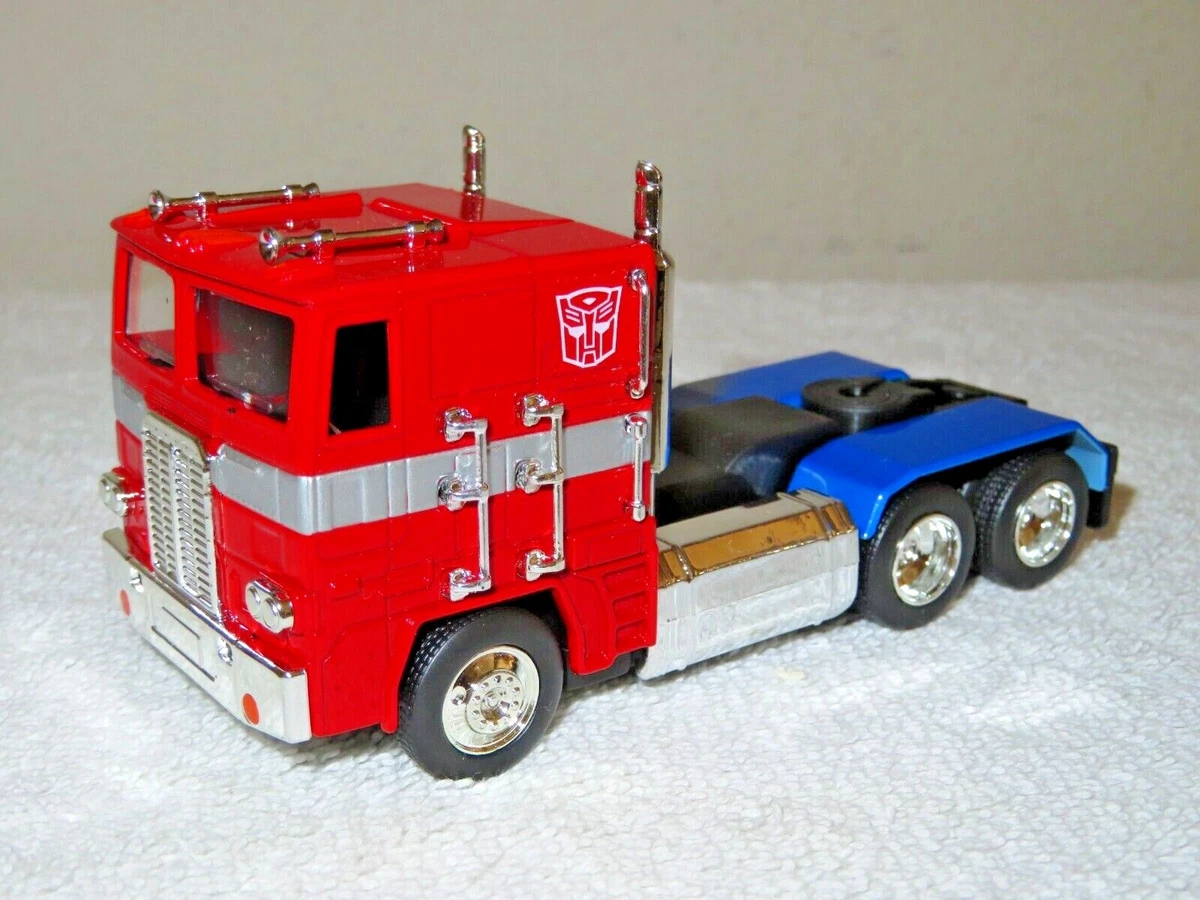 HOLLYWOOD CABOVER TRANSFORMERS GI OPTIMUS PRIME TRUCK JADA 1 32
