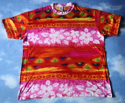 T-SHIRT Vintage 80er COLMAR Sportswear i Gr.L Made in Italy NEU! Selten