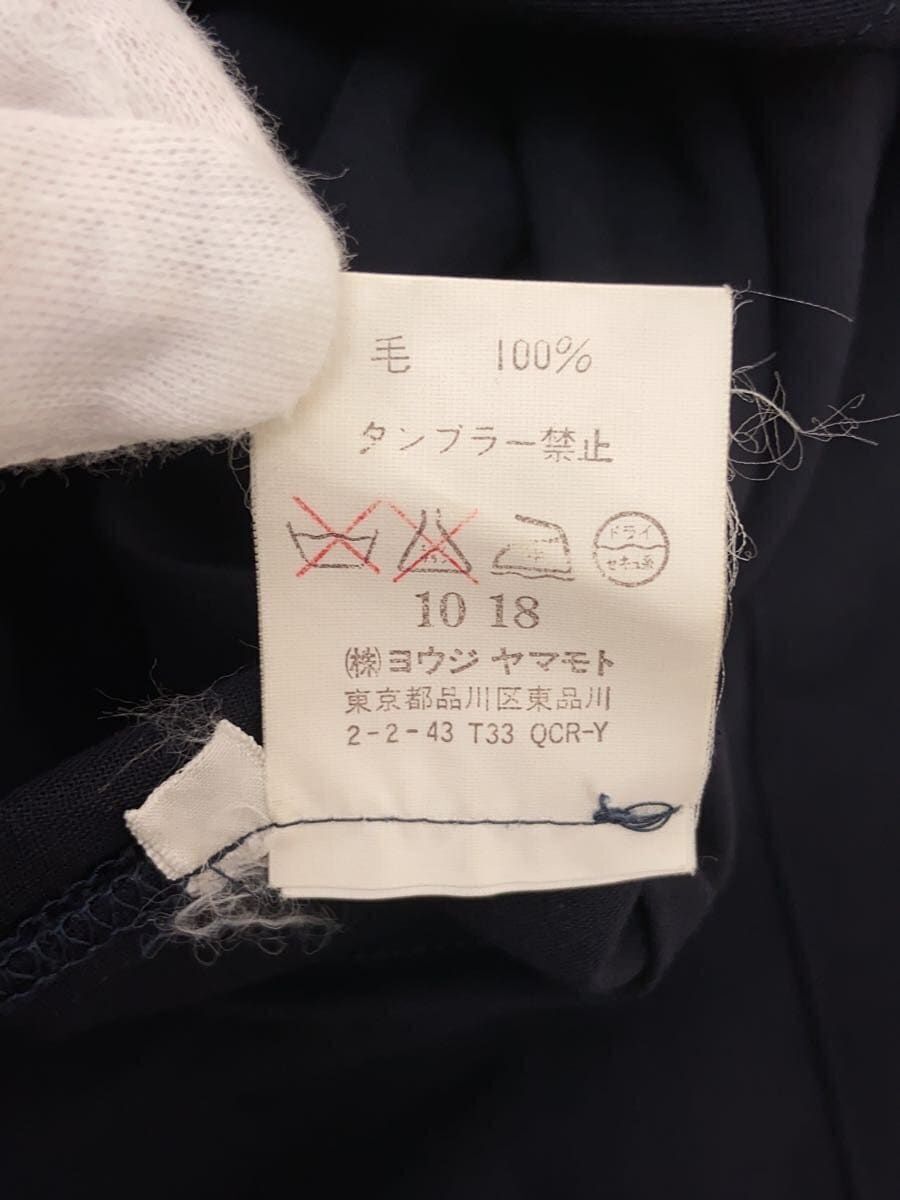 YOHJI YAMAMOTO Other Long Sleeve Shirt M Wool Navy Plain YZ