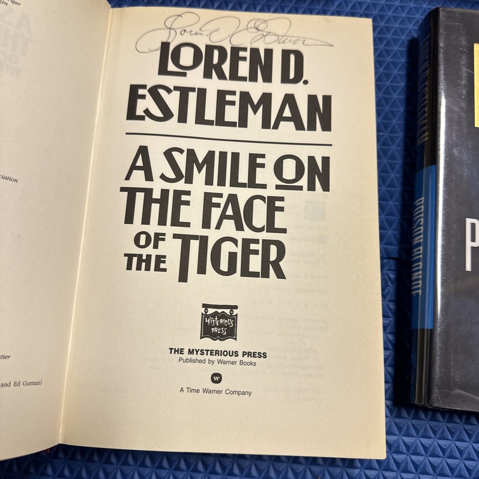 Lot of 6 Loren Estleman Signed Hardcover Amos Walker Books Retro Poison