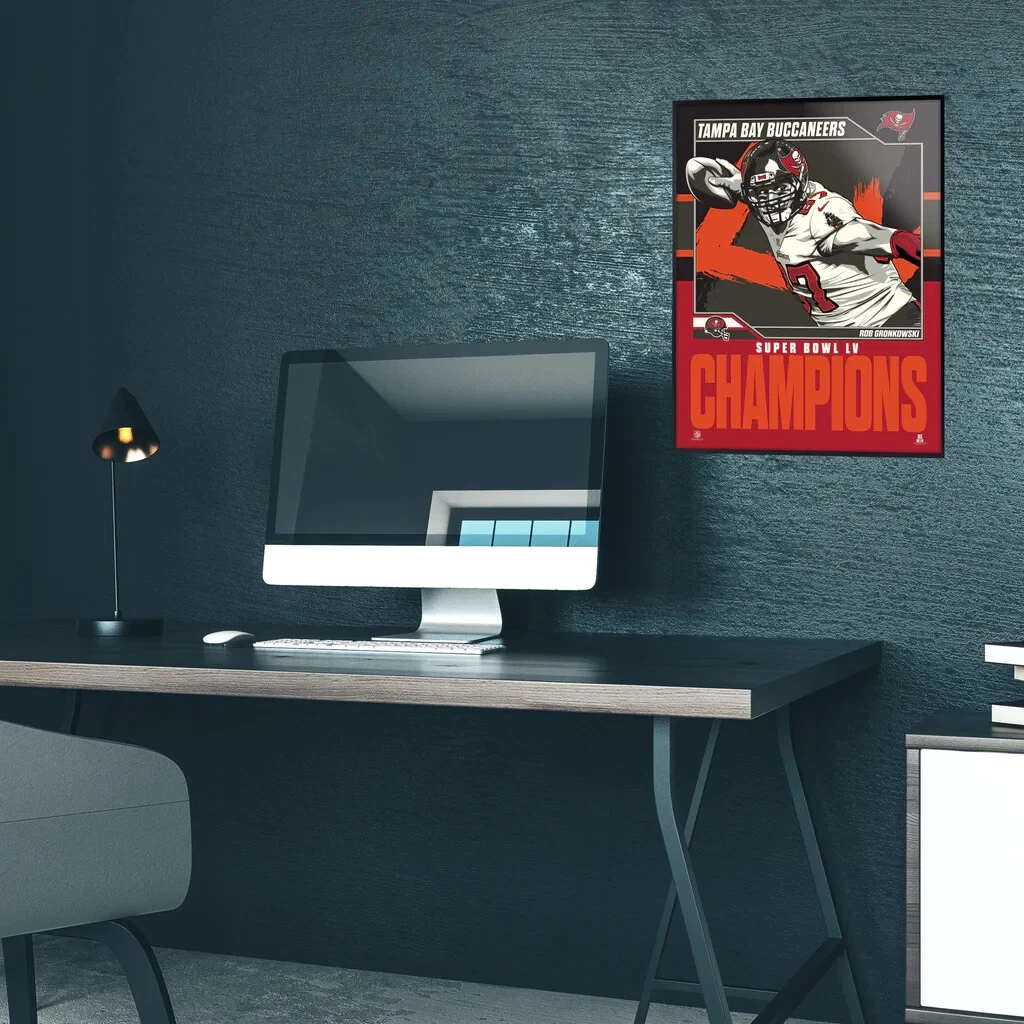 Phenom Gallery Buccaneers Rob Gronkowski Super Bowl Champs Poster