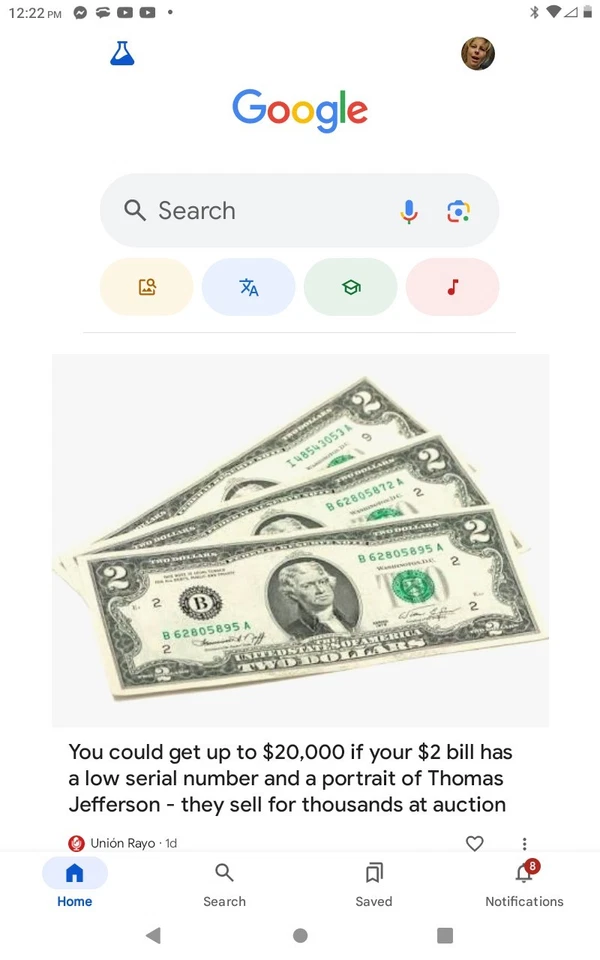 2013$2 Dollar Bank 🏦 Note L 0676424 A 🆓 Coin And Good Luck to you - Image 3 of 4