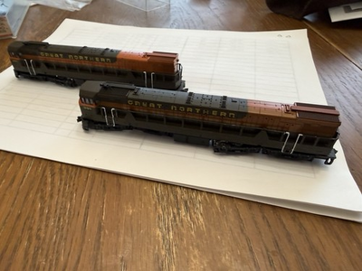 #ad 2 Concor N Scale U50 Great Northern Diesels With Individual Road Numbers $180.00