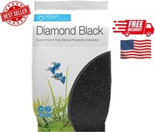 Diamond Black 10lb, Premium Gravel and Substrate for Aquariums, Fish Tanks