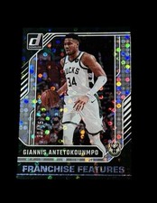 2024 Donruss Giannis Antetokounmpo Franchise Features Blue Disco /75 Bucks