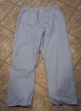 Fashion Seal Healthcare Scrubs Sz XL Blue Drawstring Straight Leg Pull-On Pants