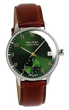 The STAC Japanese-made Wristwatch 36mm Classic Green for Men and Women Unisex
