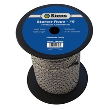 New 100' Solid Braid Starter Rope 146-068 For Size 6 Diameter 3/16" Length 100'
