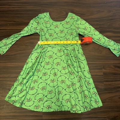 Grinch who stole Chirstmas Girls Dress 9-10 4XL