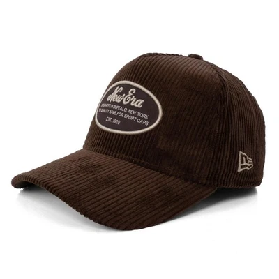 New Era Patch Cord 9FORTY E-Frame Casquette Réglable Marron 98264 - Photo 1/3